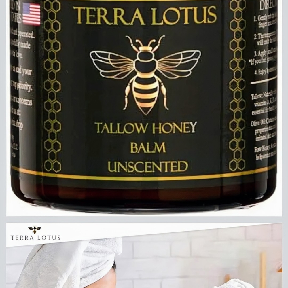 Terra Lotus Tallow Honey Balm - Citrus